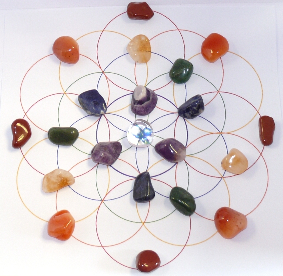 crystal grids with amber crystal grids with amber