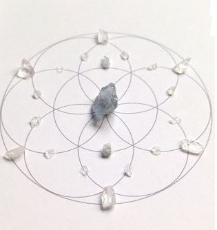 Angelic Connection Crystal Grid