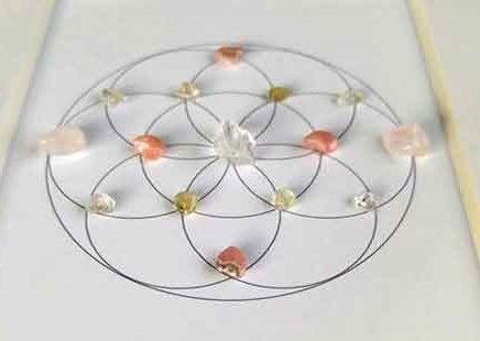 Manifest Your Soulmate Crystal Grid - Seed Of Life