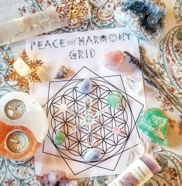 Personalized Crystal Grids For Healing