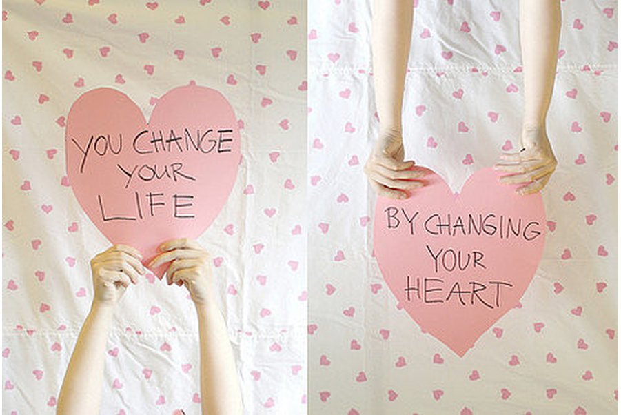 Embrace change by changing your heart – inspirational message about personal growth and transformation