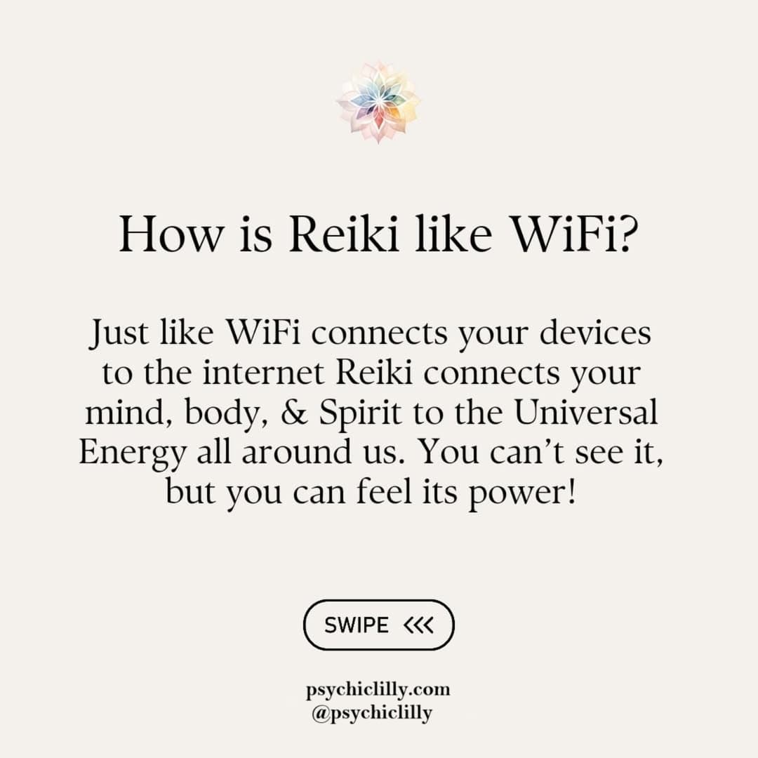 How Reiki works like Wi-Fi by connecting mind, body, and spirit to universal energy.