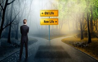 Only the journey is written, not the destination – symbolic image of paths and choices