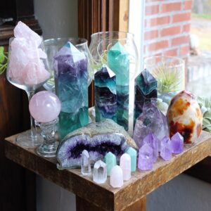 Fluorite is known to Attract prosperity and inner wealth - Fluorite for luck money and fortune.